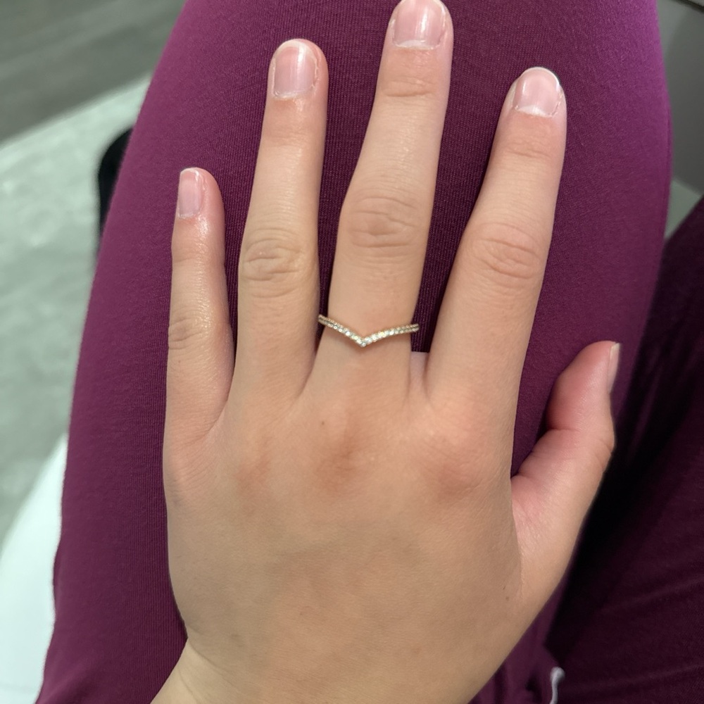 Pandora rose gold Ring Elegant Jewelry